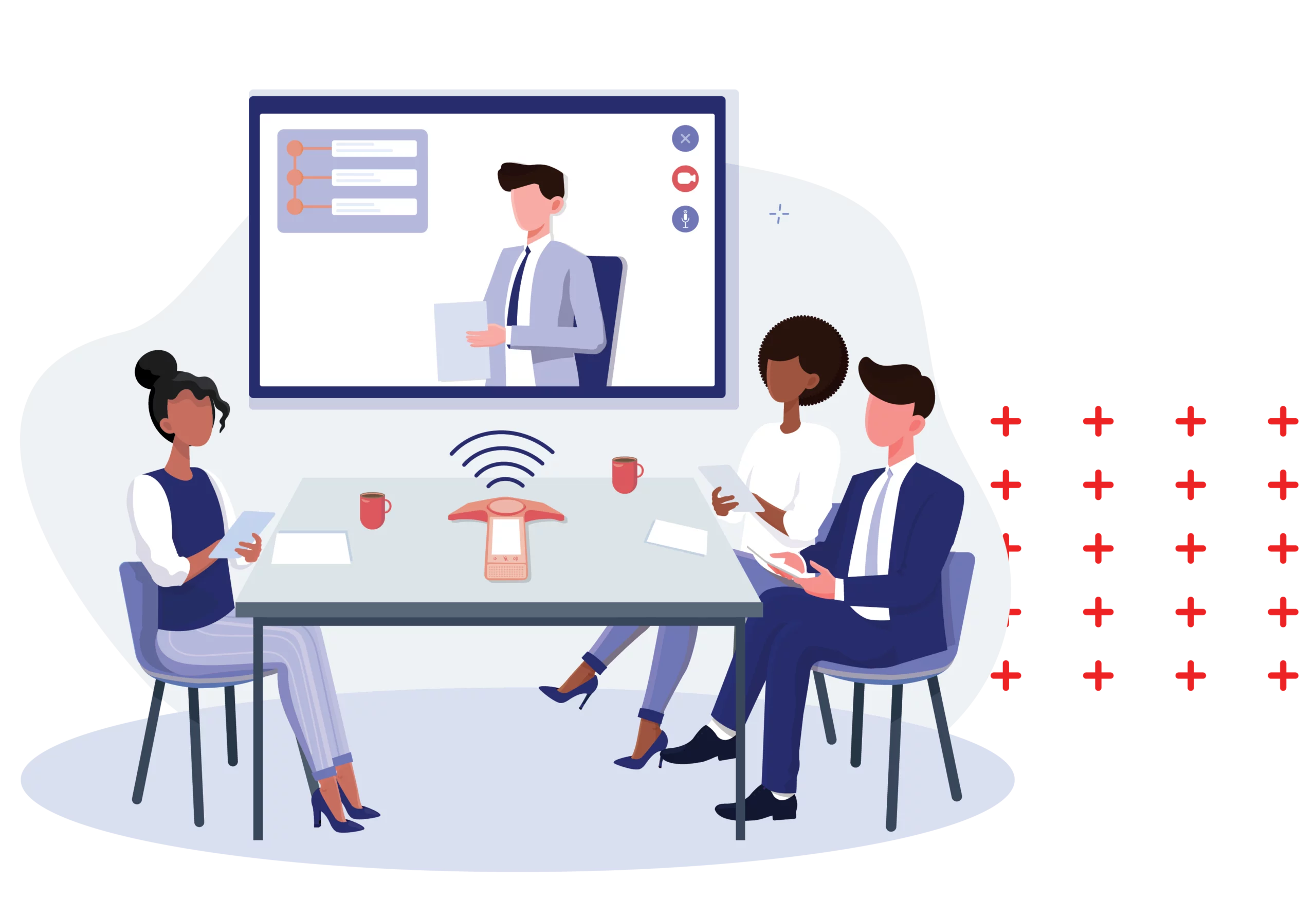 conference room illustrations