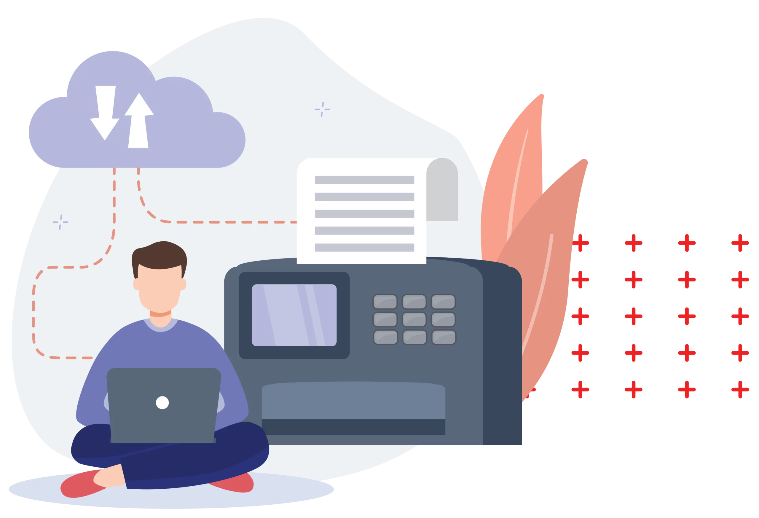 hosted fax illustrations
